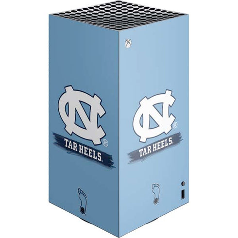 University of North Carolina UNC Tar Heels XBox Series X Digital Edition Console Skin